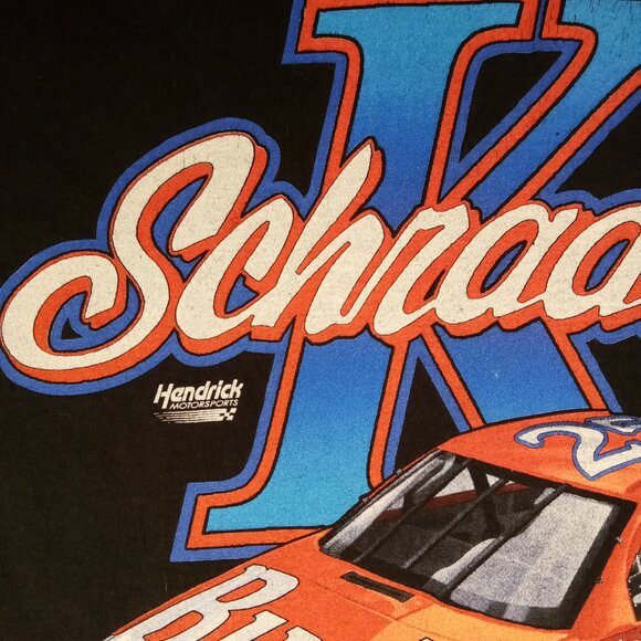 SCHRADER BUD Racing Graphic TEE Vintage 1996 Hendrick Motorsports NASCAR XL - Picture 11 of 12